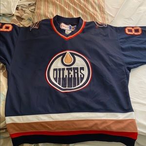 Edmonton Oilers Jersey Size Large